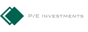 PE Investments Japan合同会社のロゴ。「P/E INVESTMENT」と記載されている。