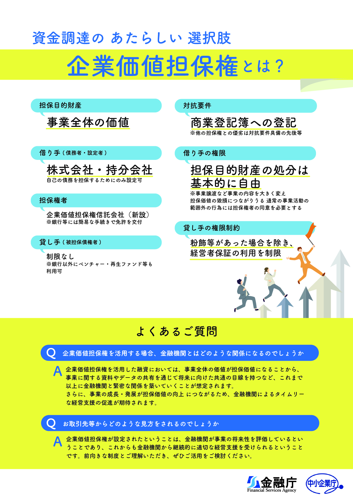 資金調達のあたらしい選択肢 企業価値担保権とは?(チラシ画像裏)